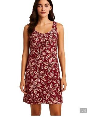 Patagonia Dress Limited Edition Pataloha Drumfire Red Dress Hawaiian Red size 2